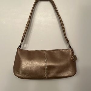 The Sak Pink Label Gold Purse, Braided Strap